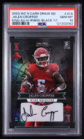 Jalen Cropper 2023 Wild Card 5 Card Draw Stacked Deck Autographs King of Spades Prismatic Black #SDJCA RC #1/1 (PSA 10) at PristineAuction.com