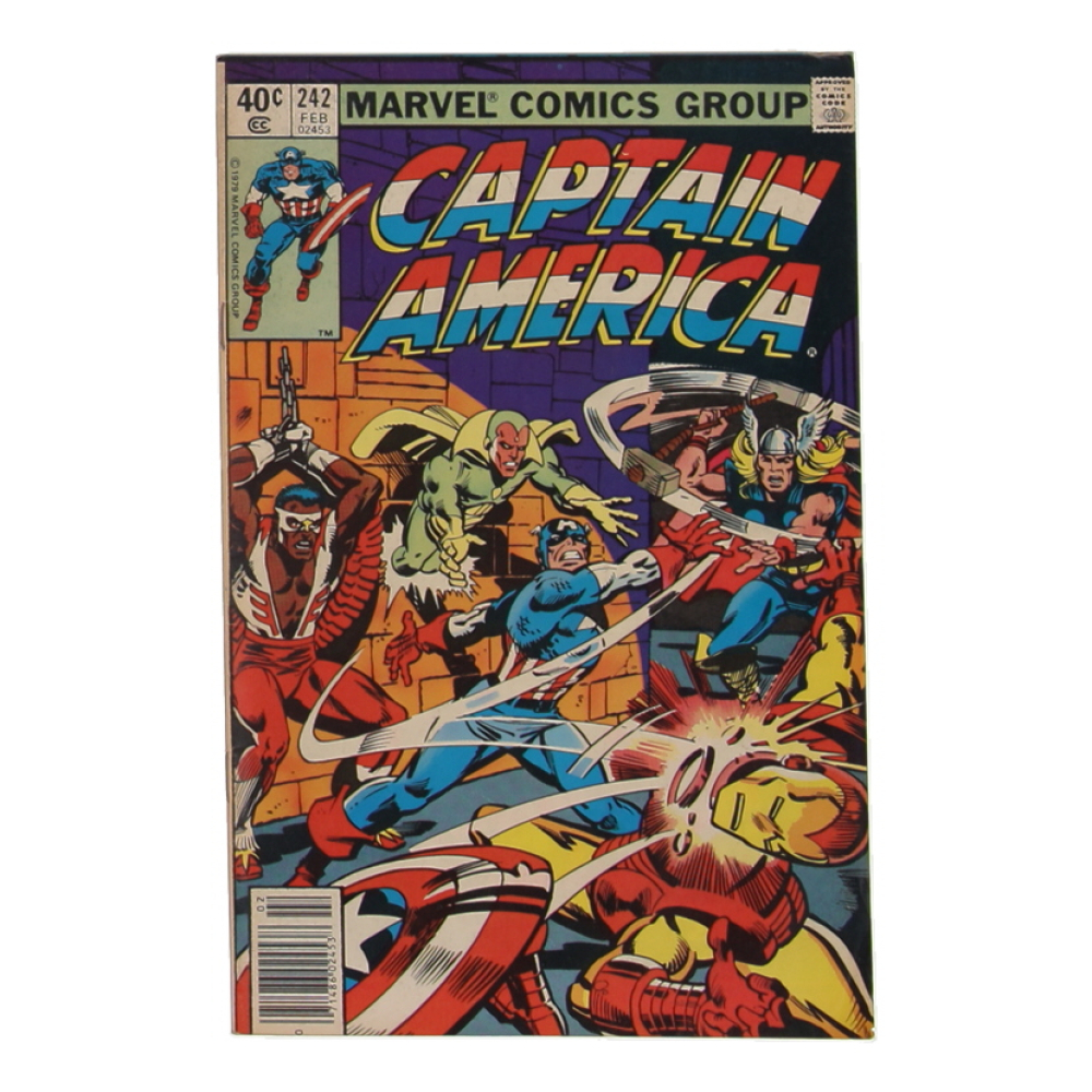 1980 "Captain America" Issue #242 Marvel Comic Book at PristineAuction.com