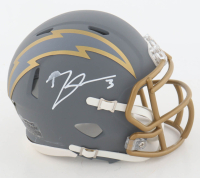Derwin James Signed Chargers Slate Alternate Speed Mini Helmet (Beckett) at PristineAuction.com