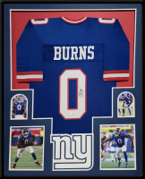 Brian Burns Signed Custom Framed Jersey (JSA) at PristineAuction.com