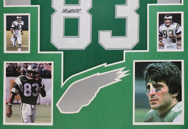 Vince Papale Signed Custom Framed Jersey Inscribed "Invincible" (JSA) at PristineAuction.com Vince Papale Signed Custom Framed Jersey Inscribed "Invincible" (JSA) at PristineAuction.com