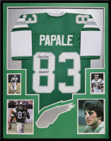 Vince Papale Signed Custom Framed Jersey Inscribed "Invincible" (JSA) at PristineAuction.com