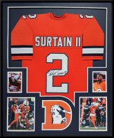 Pat Surtain II Signed Custom Framed Jersey (JSA) at PristineAuction.com