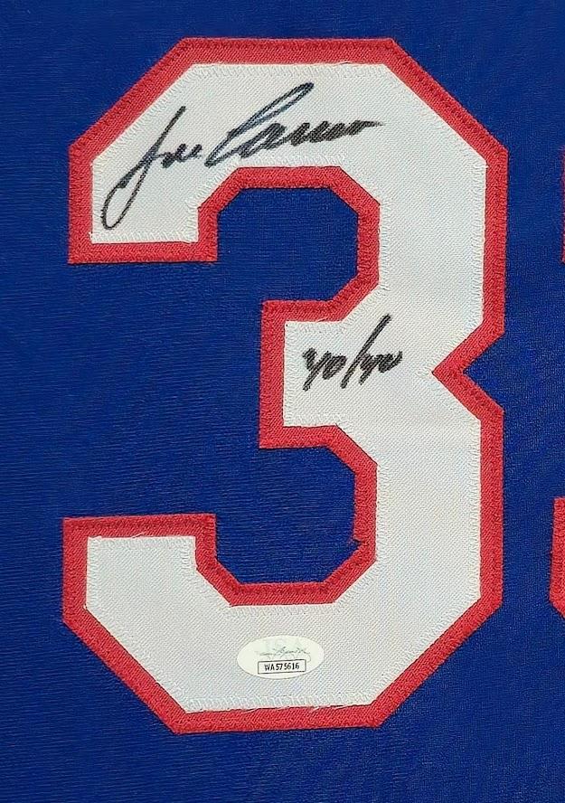 Jose Canseco Signed Custom Framed Jersey Inscribed "40/40" (JSA) at PristineAuction.com Jose Canseco Signed Custom Framed Jersey Inscribed "40/40" (JSA) at PristineAuction.com