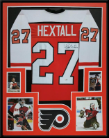 Ron Hextall Signed Custom Framed Jersey (JSA) at PristineAuction.com