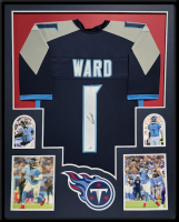 Cam Ward Signed Custom Framed Jersey (JSA) at PristineAuction.com