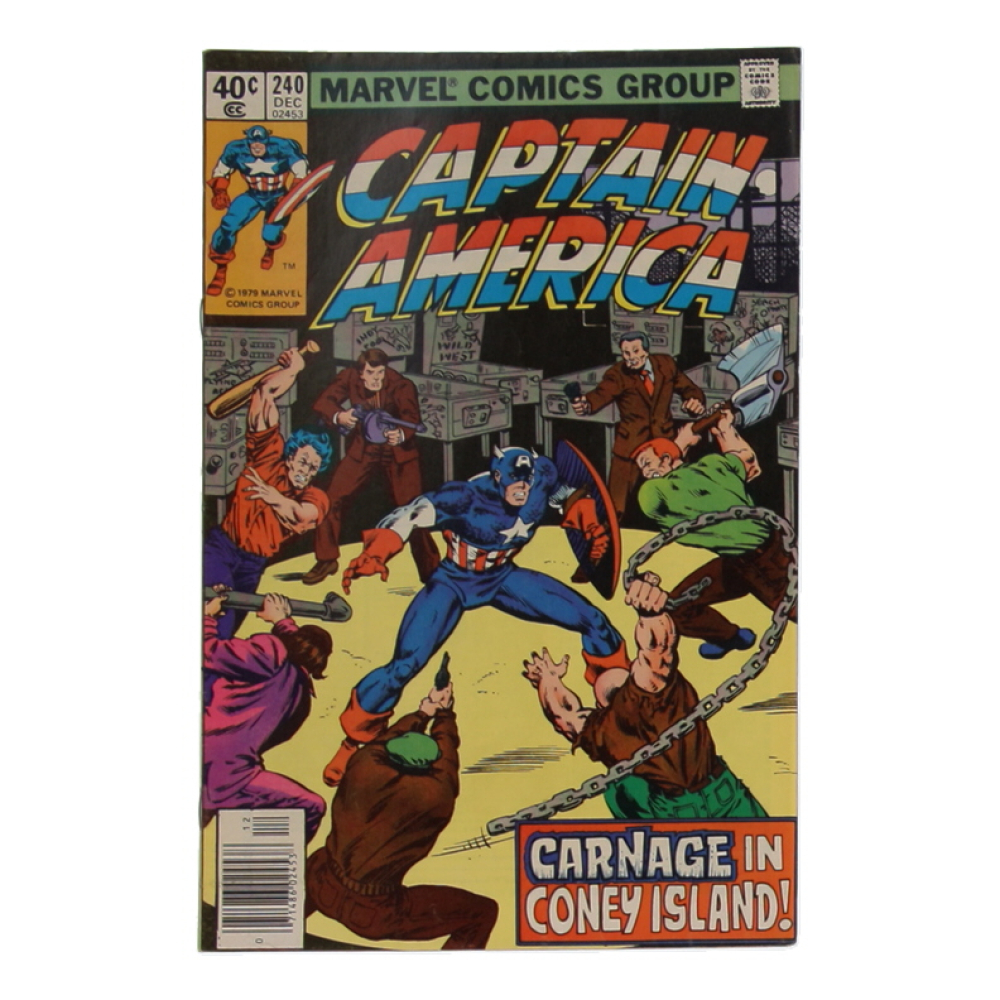 1979 "Captain America" Issue #240 Marvel Comic Book at PristineAuction.com