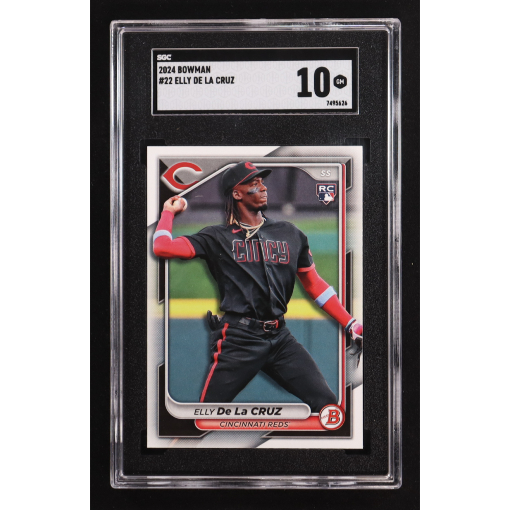 Elly De La Cruz 2024 Bowman #22 RC (SGC 10) at PristineAuction.com