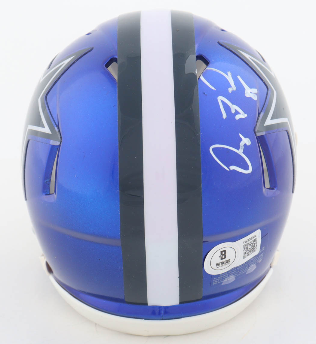Dez Bryant Signed Cowboys Flash Alternate Speed Mini Helmet (Beckett) at PristineAuction.com Dez Bryant Signed Cowboys Flash Alternate Speed Mini Helmet (Beckett) at PristineAuction.com