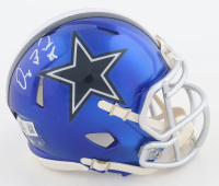 Dez Bryant Signed Cowboys Flash Alternate Speed Mini Helmet (Beckett) at PristineAuction.com