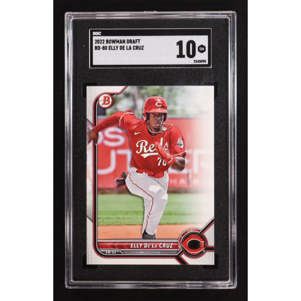 Elly De La Cruz 2022 Bowman Draft #BD-80 RC (SGC 10) at PristineAuction.com