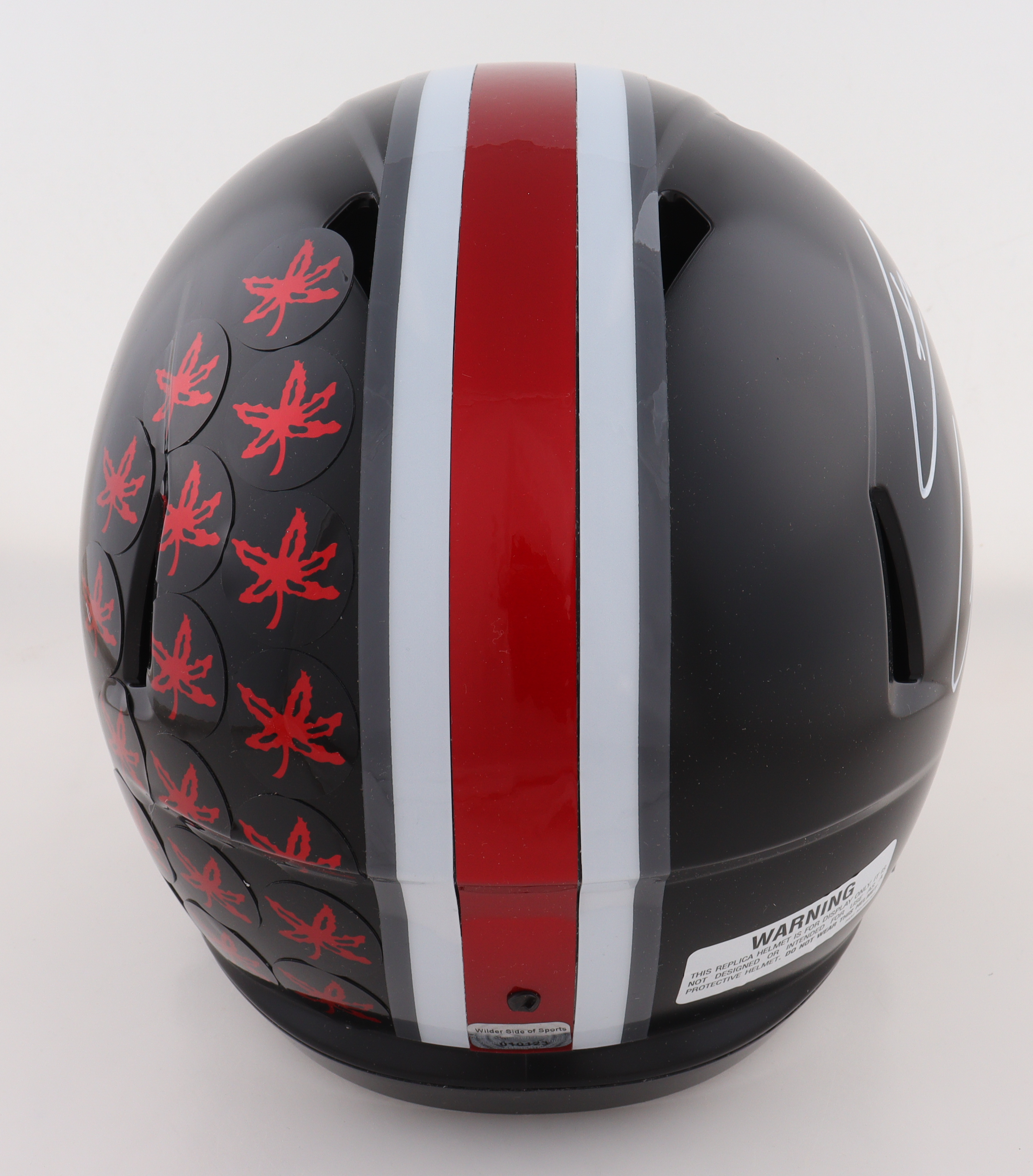 Chris Henry Jr. Signed Ohio State Buckeyes Full-Size Speed Helmet Inscribed "Go Bucks!" (WSoS) at PristineAuction.com Chris Henry Jr. Signed Ohio State Buckeyes Full-Size Speed Helmet Inscribed "Go Bucks!" (WSoS) at PristineAuction.com