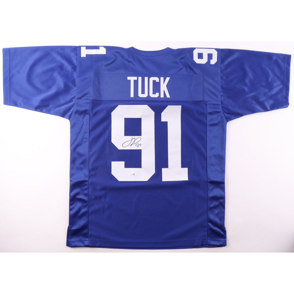 Justin Tuck Signed Jersey (JSA) at PristineAuction.com