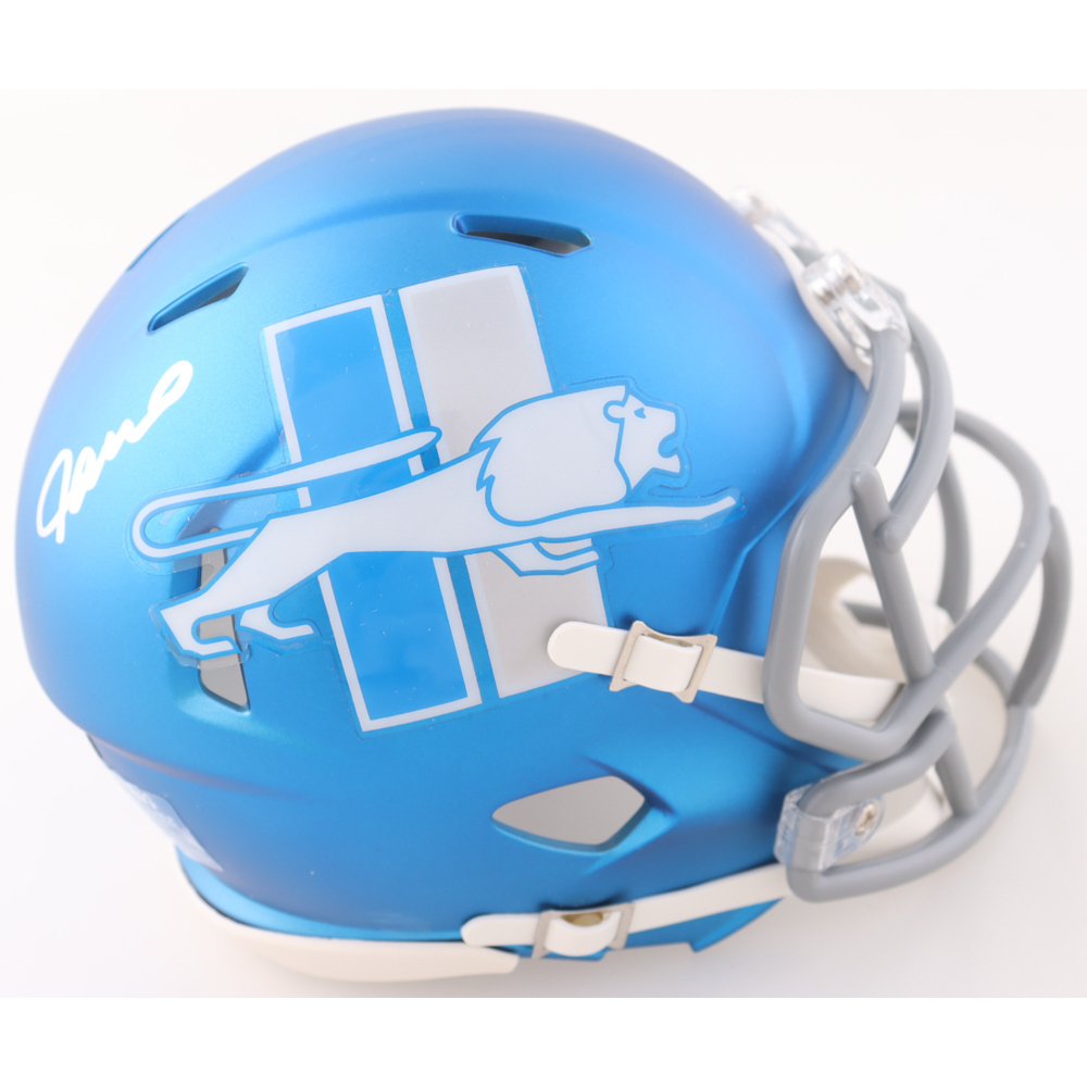 Jameson Williams Signed Lions Speed Mini Helmet (Beckett) at PristineAuction.com