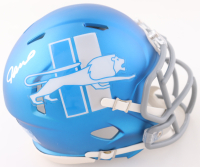Jameson Williams Signed Lions Speed Mini Helmet (Beckett) at PristineAuction.com