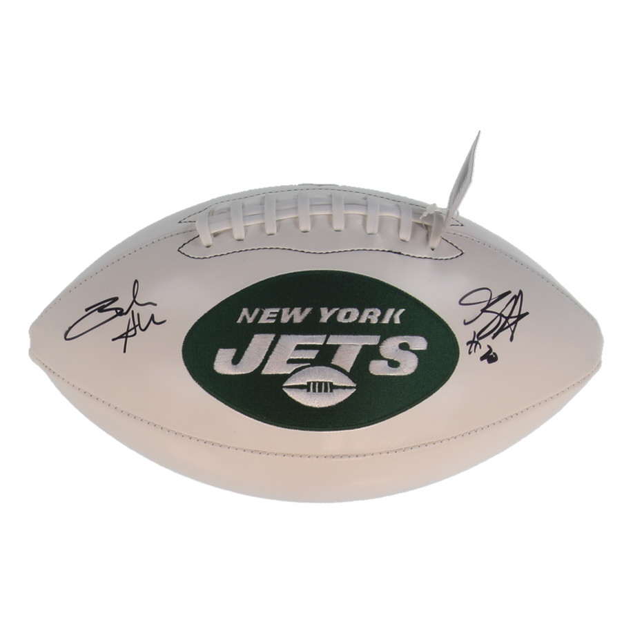 Breece Hall & Braelon Allen Signed Jets Logo Football (Fanatics) at PristineAuction.com Breece Hall & Braelon Allen Signed Jets Logo Football (Fanatics) at PristineAuction.com