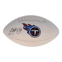 Eddie George Signed Titans Logo Football (Fanatics) at PristineAuction.com