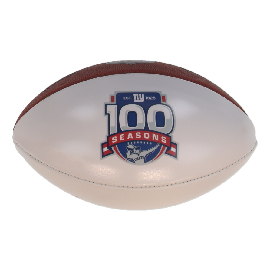 Malik Nabers Signed Giants 100th Anniversary Logo Football (Fanatics) at PristineAuction.com Malik Nabers Signed Giants 100th Anniversary Logo Football (Fanatics) at PristineAuction.com