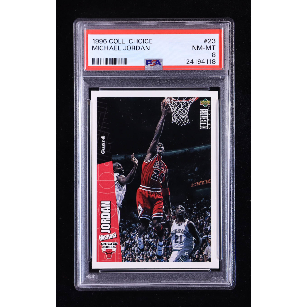 Michael Jordan 1996-97 Collector's Choice #23 (PSA 8) at PristineAuction.com