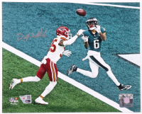 DeVonta Smith Signed Eagles 8x10 Photo (Fanatics) at PristineAuction.com