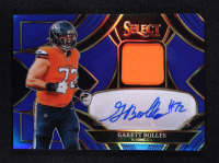 Garett Bolles 2025 Select Signature Memorabilia Prizm Blue #30 #047/149 at PristineAuction.com