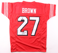 Ji'Ayir Brown Signed Jersey (Beckett) at PristineAuction.com