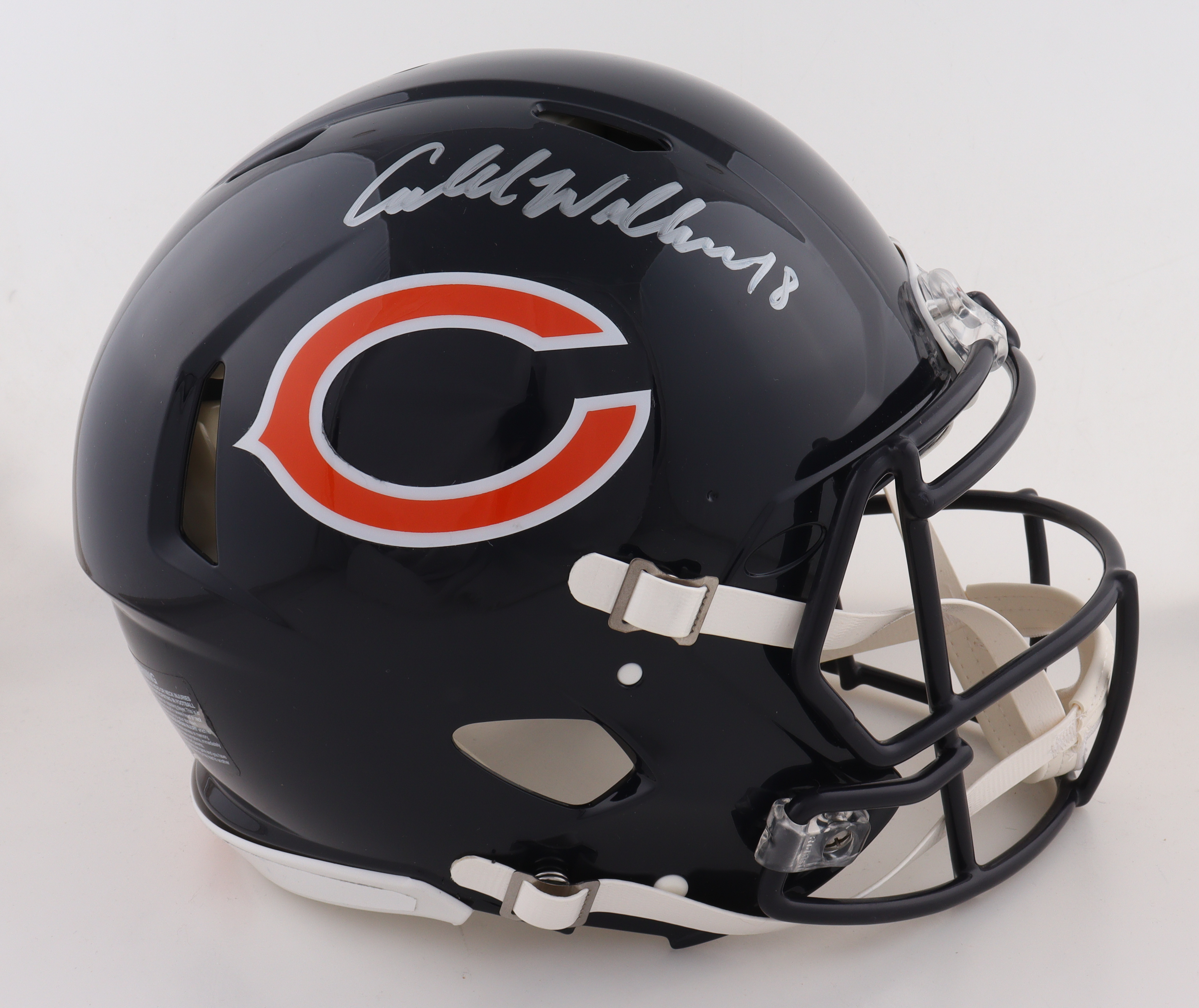 Caleb Williams Signed Bears Full-Size Authentic On-Field Speed Helmet (Fanatics) at PristineAuction.com Caleb Williams Signed Bears Full-Size Authentic On-Field Speed Helmet (Fanatics) at PristineAuction.com