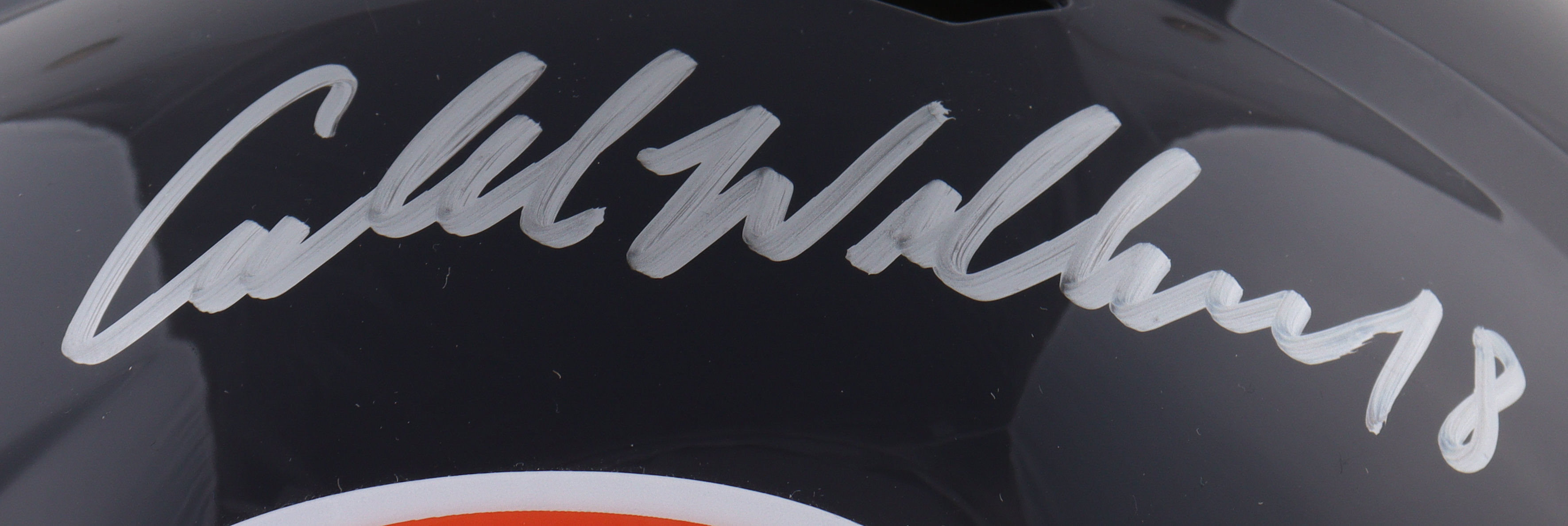 Caleb Williams Signed Bears Full-Size Authentic On-Field Speed Helmet (Fanatics) at PristineAuction.com Caleb Williams Signed Bears Full-Size Authentic On-Field Speed Helmet (Fanatics) at PristineAuction.com