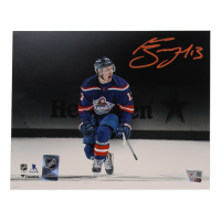 Mathew Barzal Signed Islanders 8x10 Photo (Fanatics) at PristineAuction.com