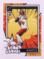 Jayden Daniels 2024 Clearly Donruss Clearly Bomb Squad #2 RC at PristineAuction.com
