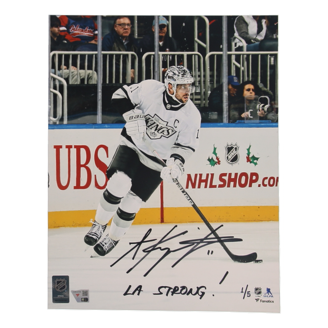 Anze Kopitar Signed Kings 11x14 Photo Inscribed "LA Strong!" (Fanatics) at PristineAuction.com Anze Kopitar Signed Kings 11x14 Photo Inscribed "LA Strong!" (Fanatics) at PristineAuction.com