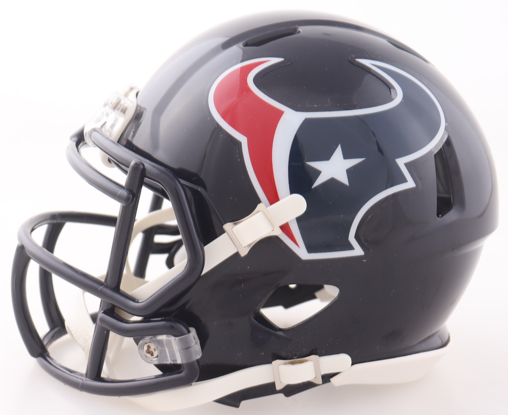 Andre Johnson Signed Texans Speed Mini Helmet (Beckett) at PristineAuction.com Andre Johnson Signed Texans Speed Mini Helmet (Beckett) at PristineAuction.com