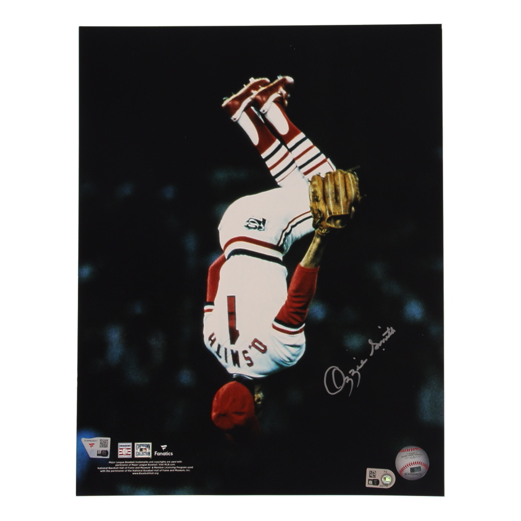 Ozzie Smith Signed Cardinals 11x14 Photo (Fanatics & MLB) at PristineAuction.com Ozzie Smith Signed Cardinals 11x14 Photo (Fanatics & MLB) at PristineAuction.com