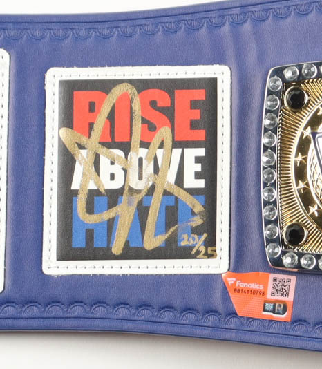 John Cena Signed WWE "Summerslam: Last Time Is Now" Commemorative Championship Title Belt Inscribed "Last Summerslam" (JSA) at PristineAuction.com John Cena Signed WWE "Summerslam: Last Time Is Now" Commemorative Championship Title Belt Inscribed "Last Summerslam" (JSA) at PristineAuction.com