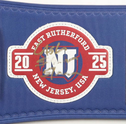 John Cena Signed WWE "Summerslam: Last Time Is Now" Commemorative Championship Title Belt Inscribed "Last Summerslam" (JSA) at PristineAuction.com John Cena Signed WWE "Summerslam: Last Time Is Now" Commemorative Championship Title Belt Inscribed "Last Summerslam" (JSA) at PristineAuction.com