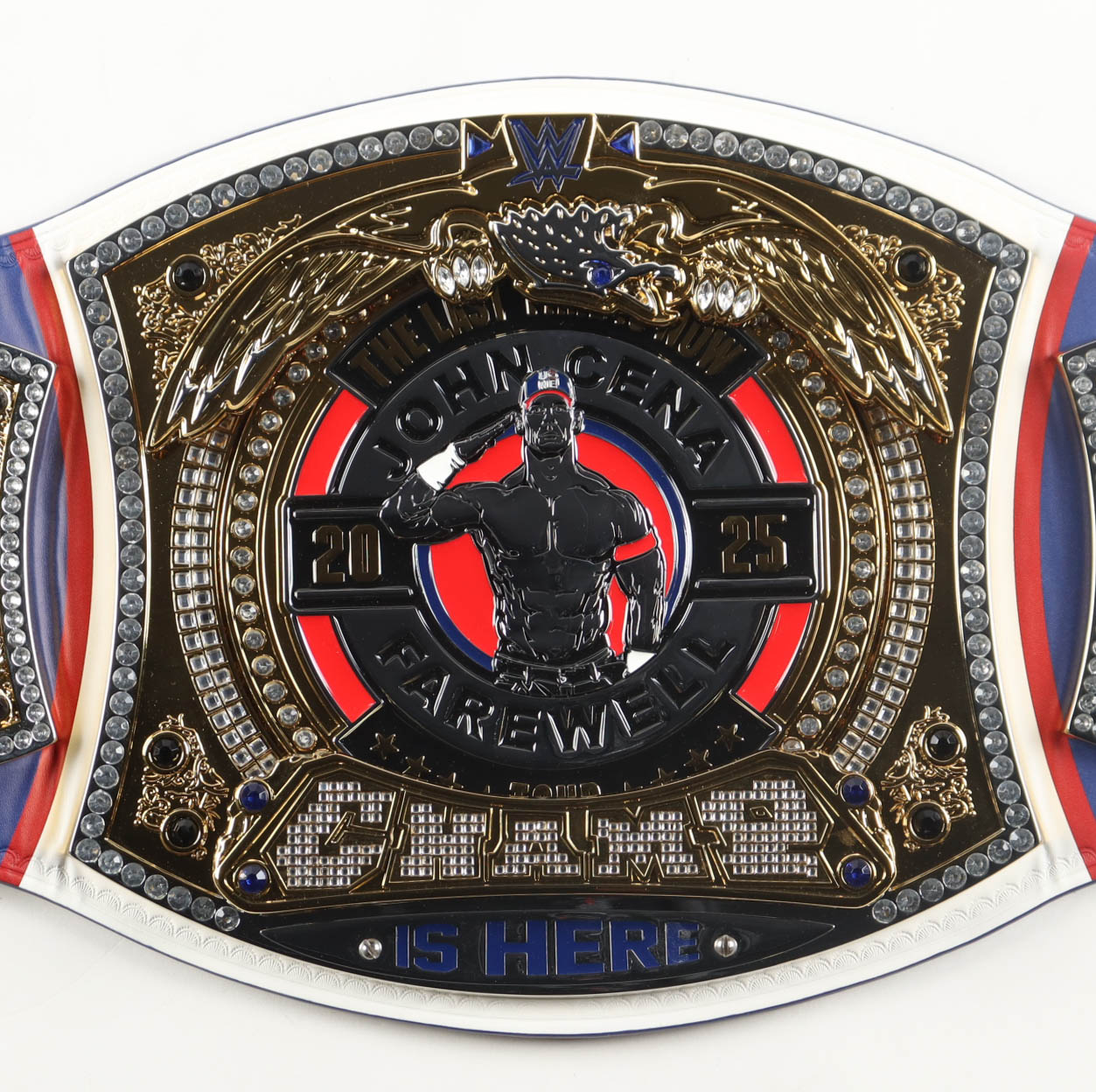 John Cena Signed WWE "Summerslam: Last Time Is Now" Commemorative Championship Title Belt Inscribed "Last Summerslam" (JSA) at PristineAuction.com John Cena Signed WWE "Summerslam: Last Time Is Now" Commemorative Championship Title Belt Inscribed "Last Summerslam" (JSA) at PristineAuction.com
