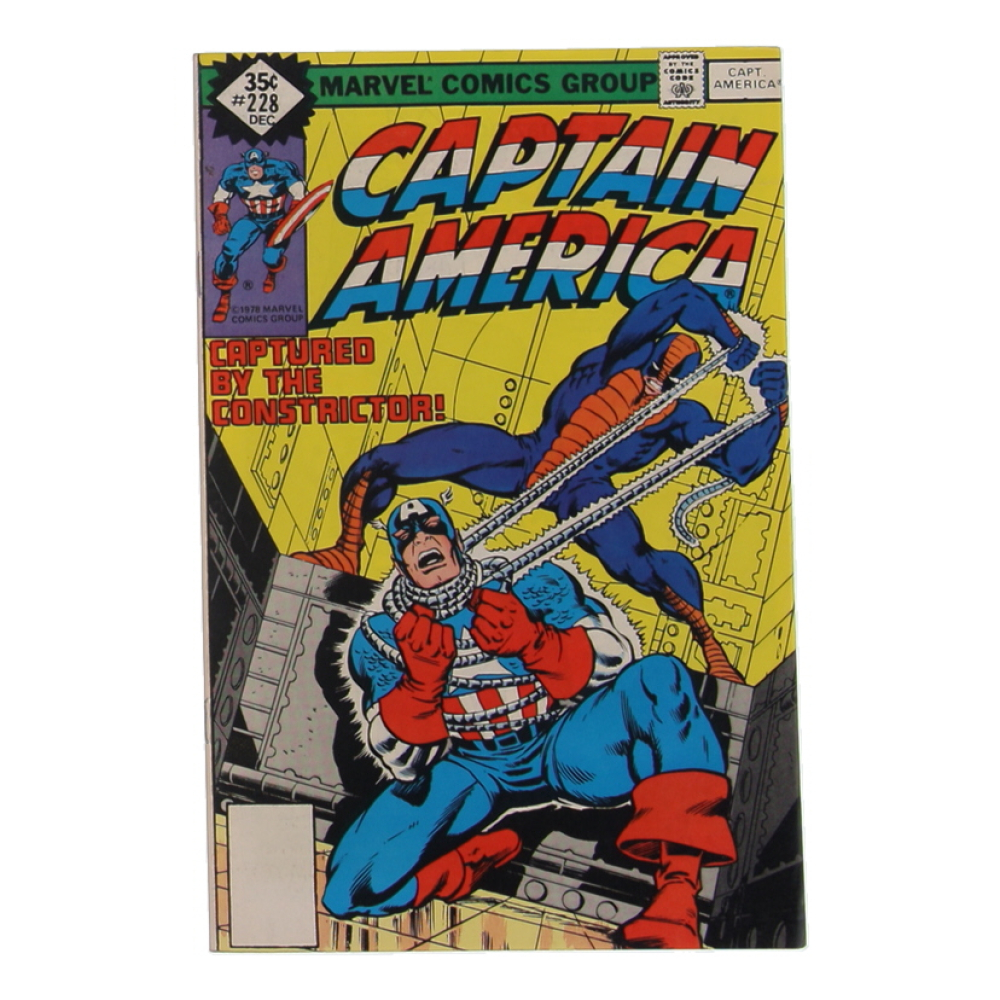 1978 "Captain America" Issue #228 Marvel Comic Book at PristineAuction.com