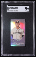 Julio Rodriguez 2022 Topps Allen and Ginter Chrome Mini Rookie Design Variations #RDV10 RC (SGC 9) at PristineAuction.com