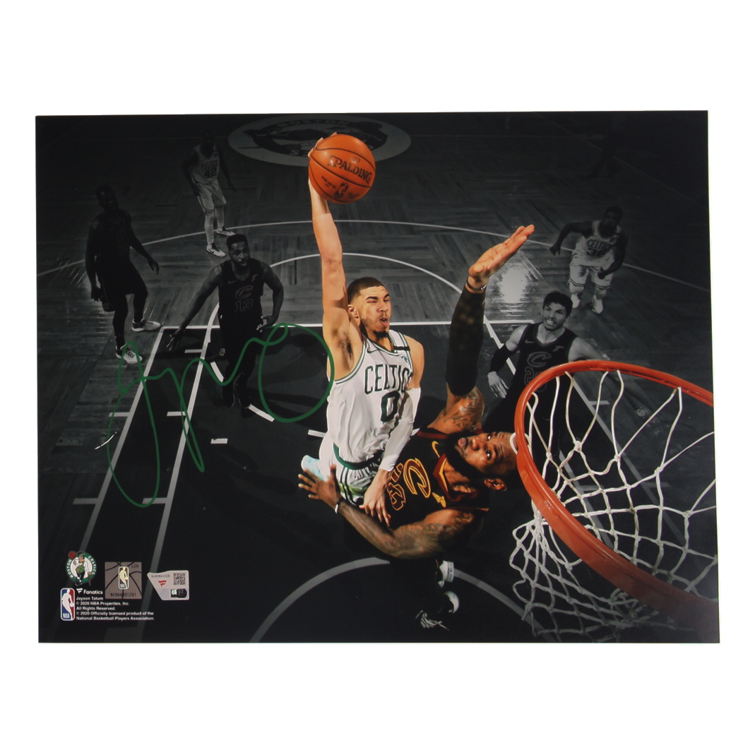 Jayson Tatum Signed Celtics 11x14 Photo (Fanatics) at PristineAuction.com Jayson Tatum Signed Celtics 11x14 Photo (Fanatics) at PristineAuction.com