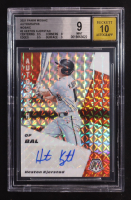 Heston Kjerstad 2021 Panini Mosaic Autographs #AM-HK RC (BGS 9 | Autograph Graded BGS 10) at PristineAuction.com