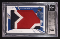 Triston Mckenzie 2021 Panini Immaculate Collection Jumbo Jerseys Number #JJ-TME RC #04/10 (BGS 9) at PristineAuction.com