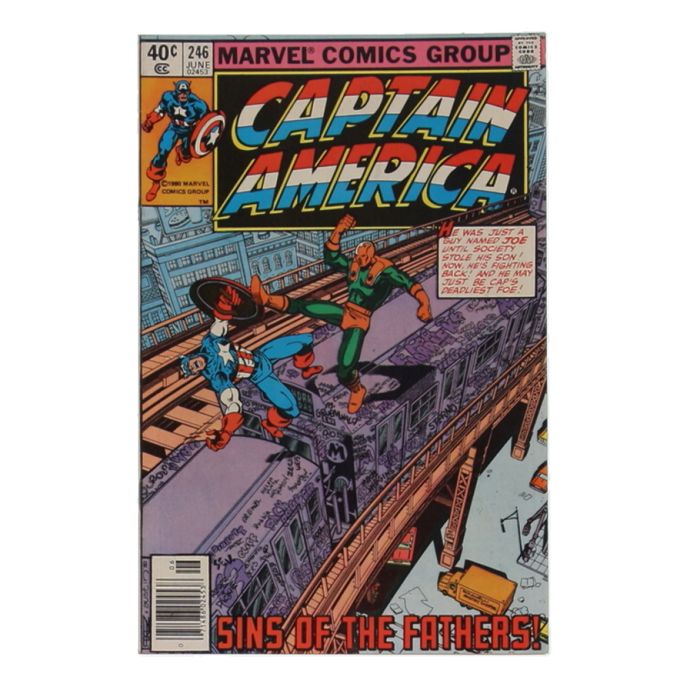 1980 "Captain America" Issue #246 Marvel Comic Book at PristineAuction.com