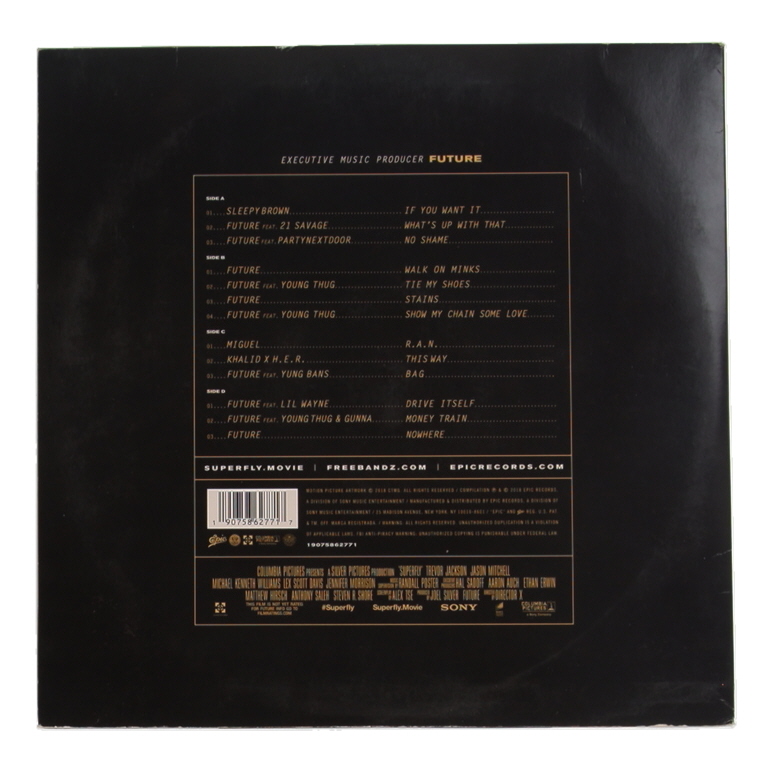 Future Signed "Superfly" Vinyl Album Jacket Inscribed "Love Always PL WO"(JSA) at PristineAuction.com Future Signed "Superfly" Vinyl Album Jacket Inscribed "Love Always PL WO"(JSA) at PristineAuction.com