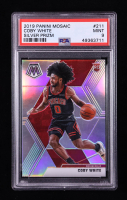 Coby White 2019-20 Panini Mosaic Prizms Silver #211 RC (PSA 9) at PristineAuction.com