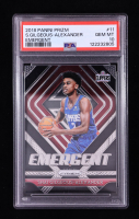Shai Gilgeous-Alexander 2018-19 Panini Prizm Emergent #11 RC (PSA 10) at PristineAuction.com