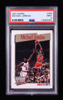 Michael Jordan 1991-92 Hoops #455 SC (PSA 9) at PristineAuction.com