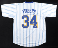 Rollie Fingers Signed Jersey Inscribed "1981 AL MVP", & "1981 AL Cy Young", & "HOF 93" (JSA) at PristineAuction.com
