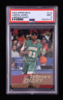 LeBron James 2003-04 Upper Deck LeBron's Diary #LJ2 RC (PSA 9) at PristineAuction.com