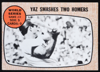 Carl Yastrzemski 1968 Topps #152 World Series Game 2 at PristineAuction.com
