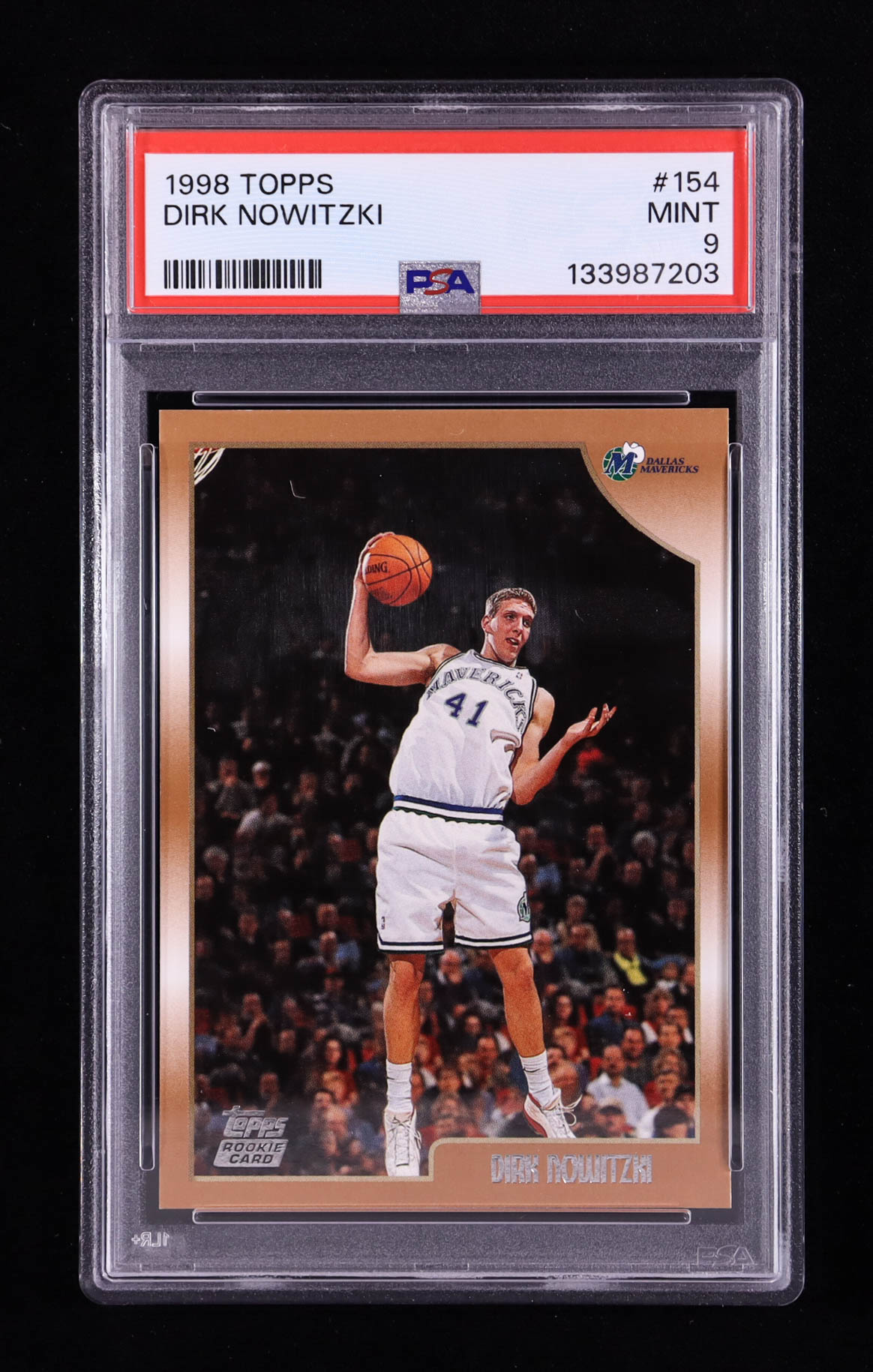 Dirk Nowitzki 1998 Topps #154 RC (PSA 9) at PristineAuction.com Dirk Nowitzki 1998 Topps #154 RC (PSA 9) at PristineAuction.com